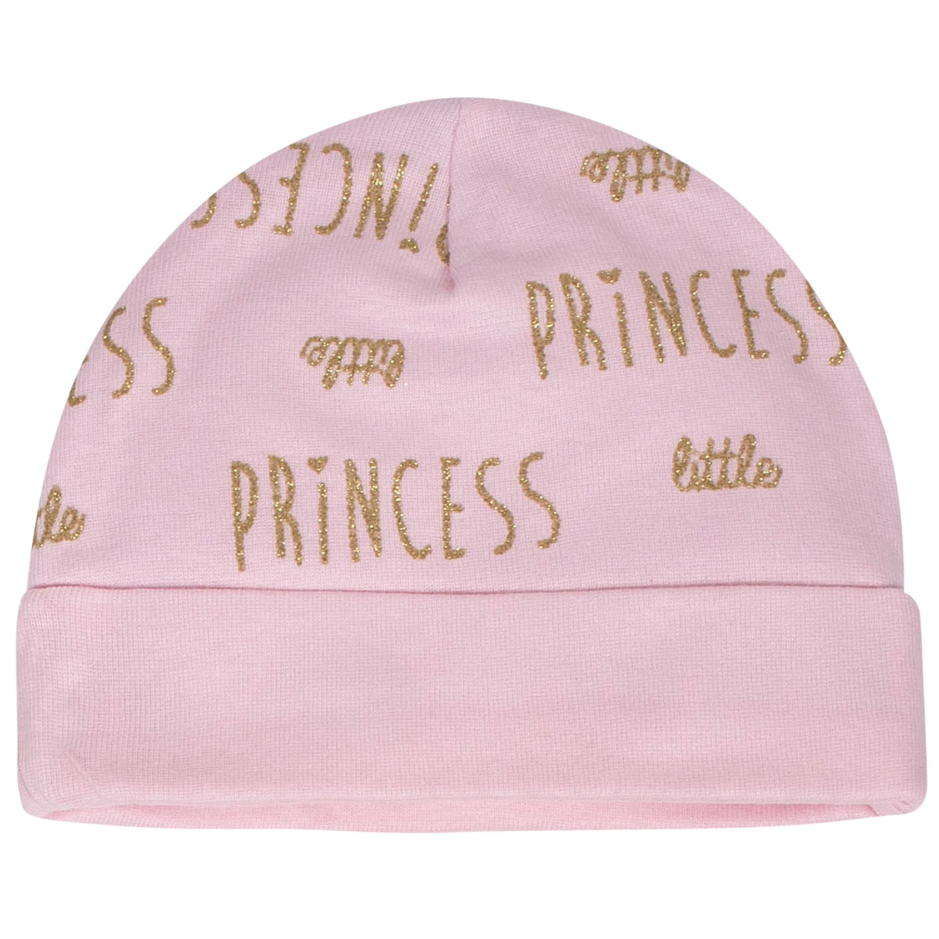 8-Piece Baby Girls Little Princess Caps & Mittens Set