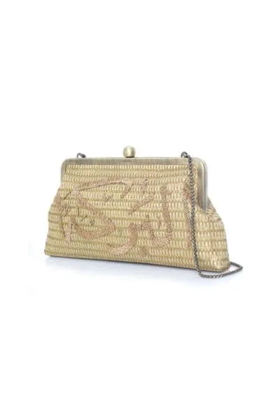 AL BARAKA GOLD CLUTCH