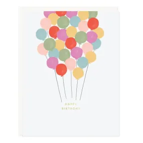 Birthday Balloons Greeting Card