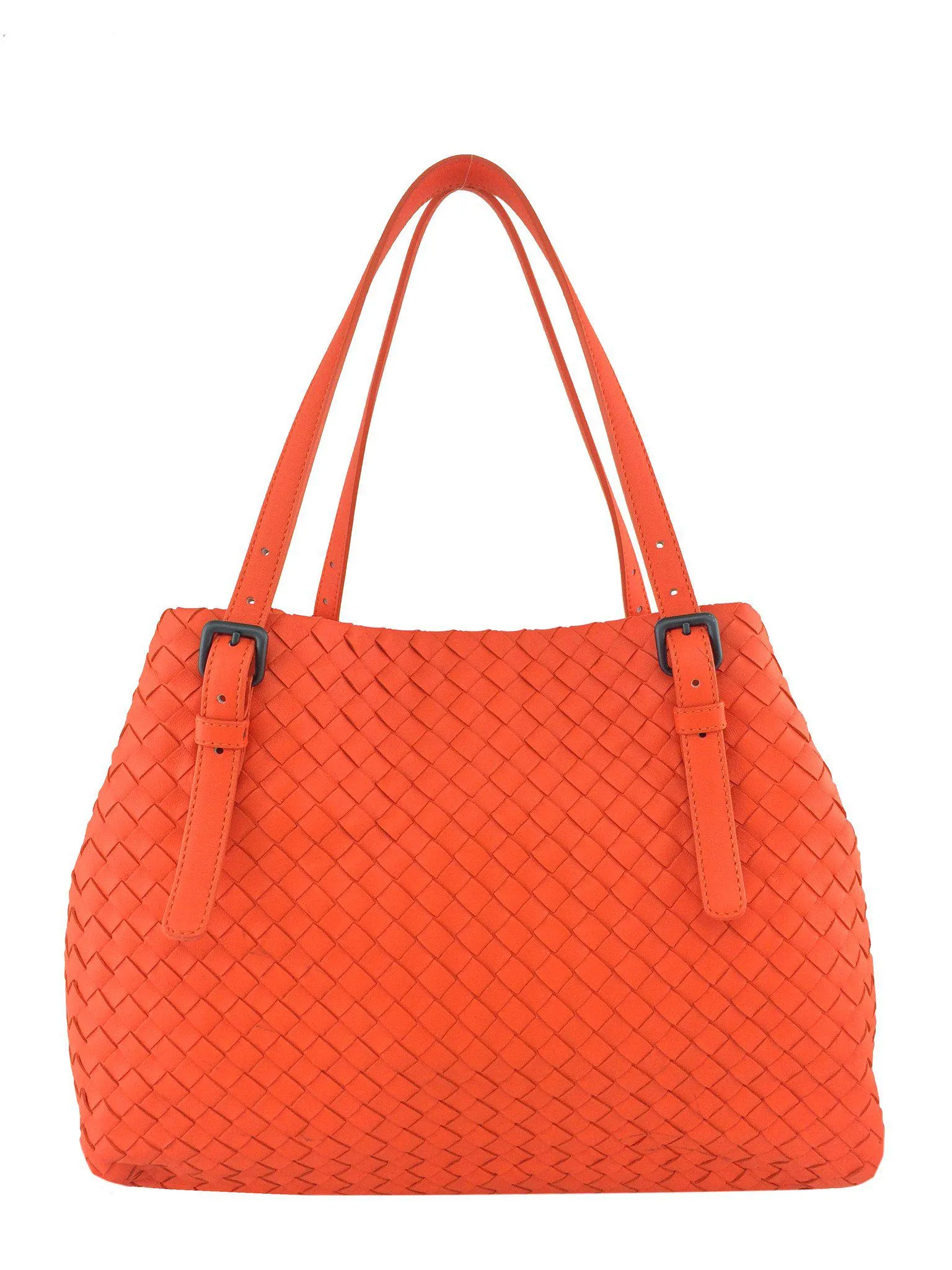 Bottega Veneta Intrecciato Medium A-Shaped Woven Tote Bag