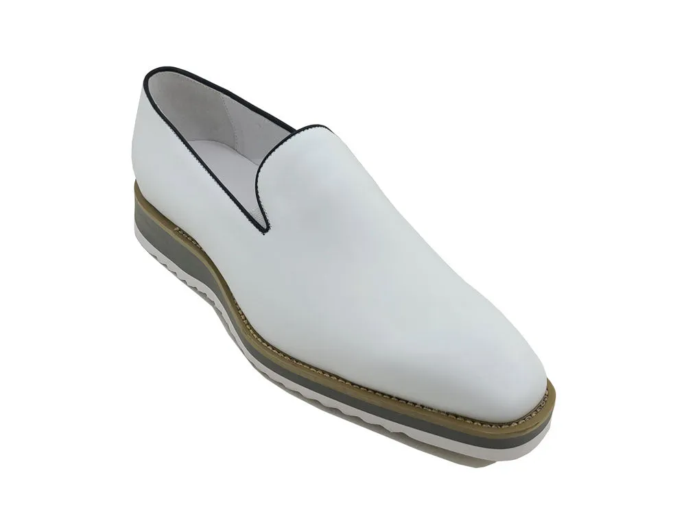 Burnished Wholecut Loafer Lightweight Sole