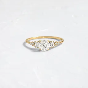 Cascade Ring, 0.7ct. Round Cut