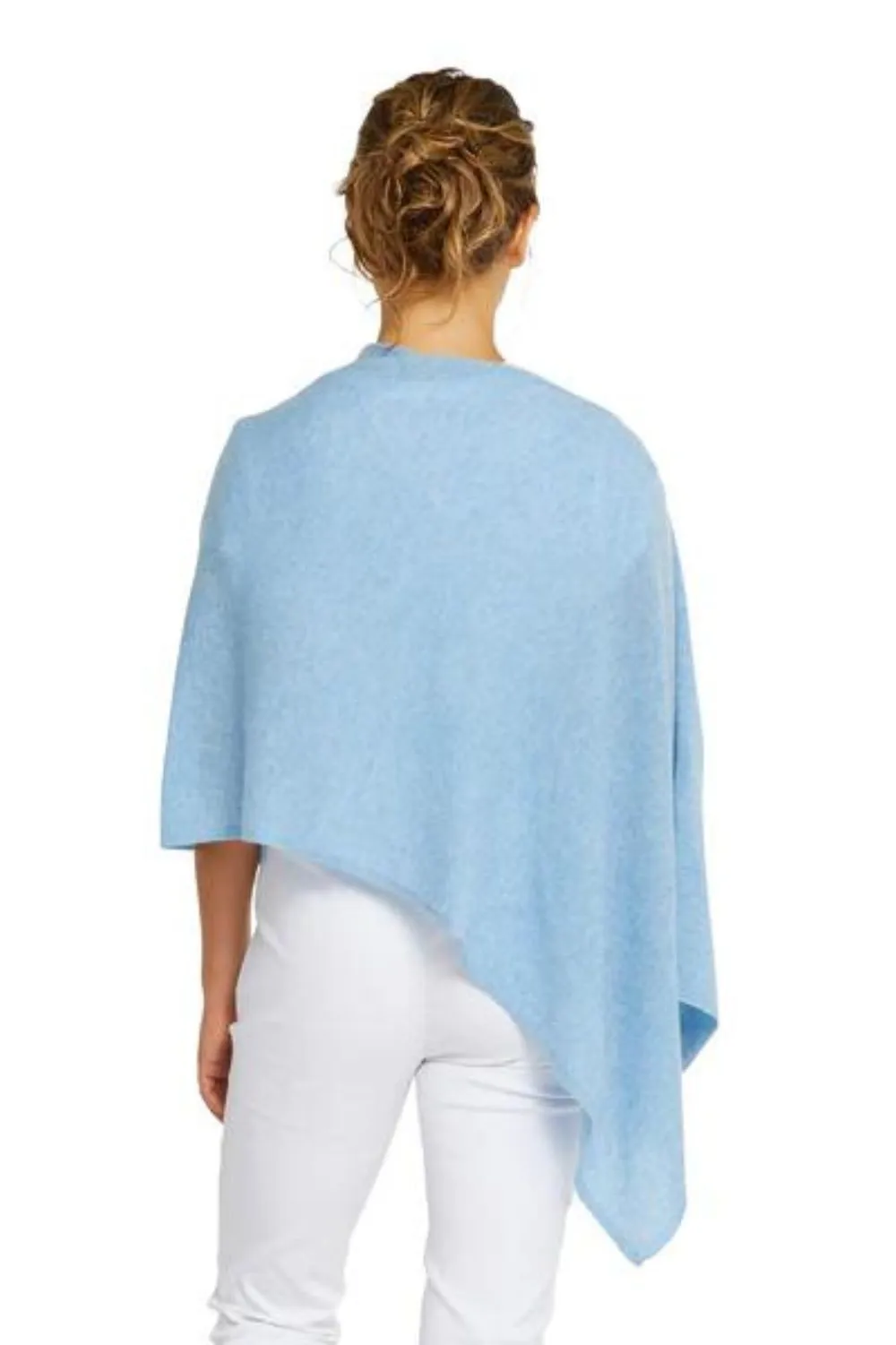 Cashmere Topper  | Sky Blue