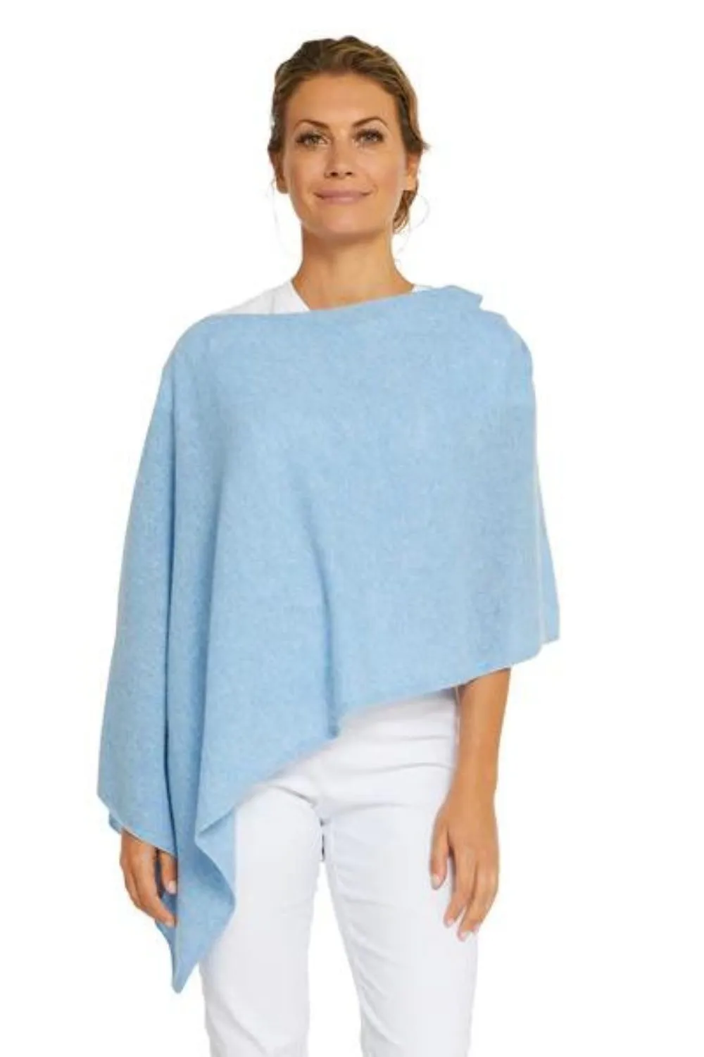 Cashmere Topper  | Sky Blue