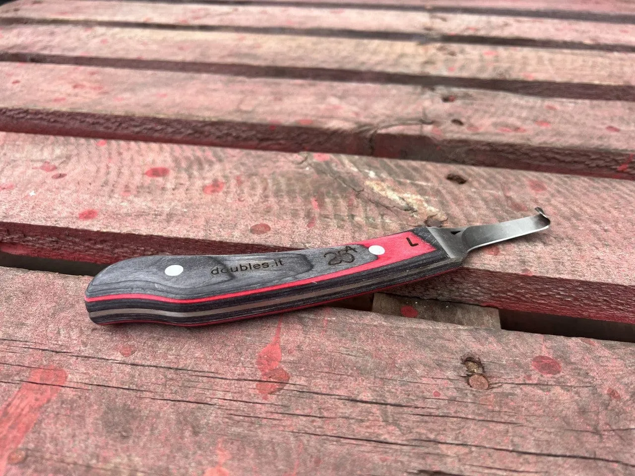 Double S 25A Left Handed Hoof Knife (KSS25AL)