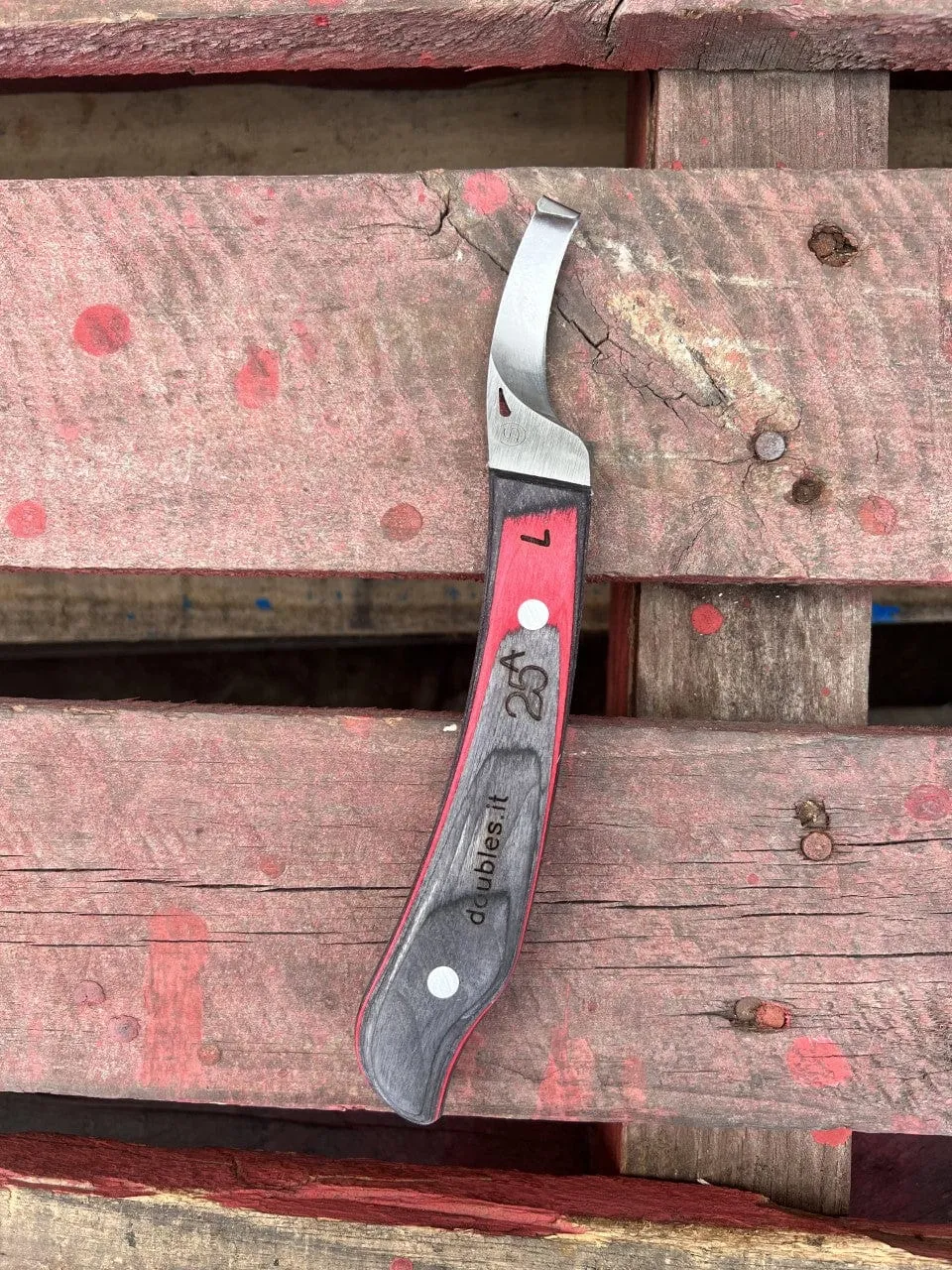 Double S 25A Left Handed Hoof Knife (KSS25AL)