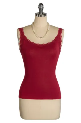 Follies D'Amour Singlet (Burgundy)