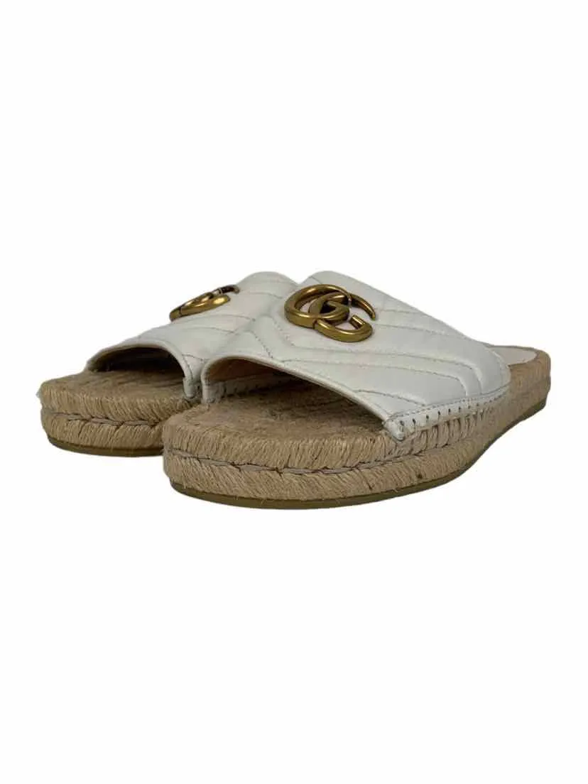 Gucci Nappa Matelasse GG Marmot Espadrilles