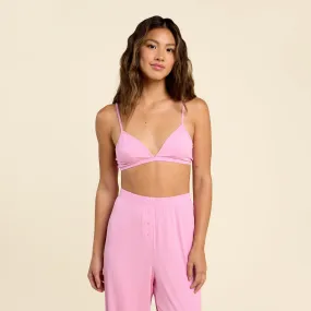 Mini Rib Bralette | Bubblegum Pink