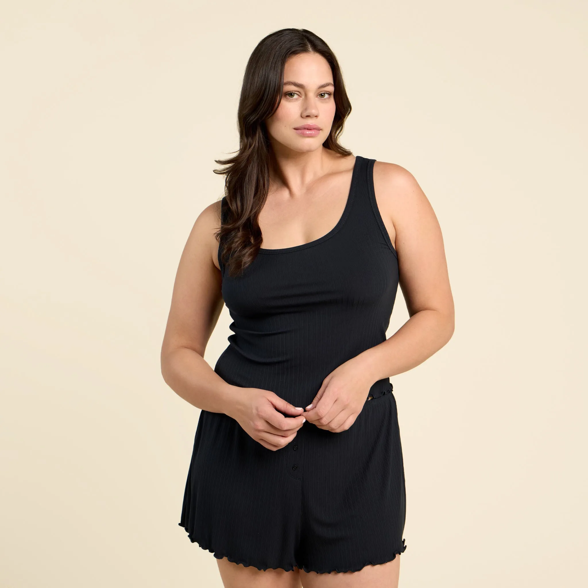 Mini Rib Tank | Black