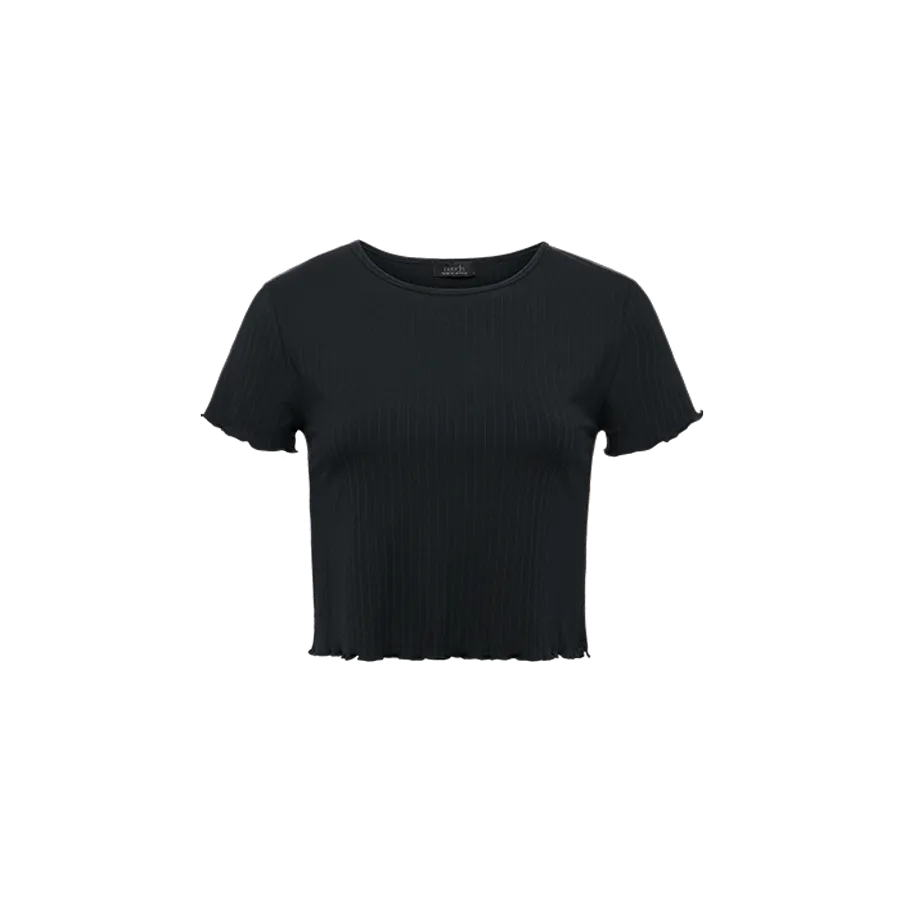 Mini Rib Tee | Black