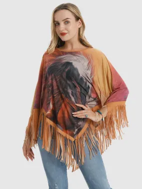 Montana West Horse Collection Poncho