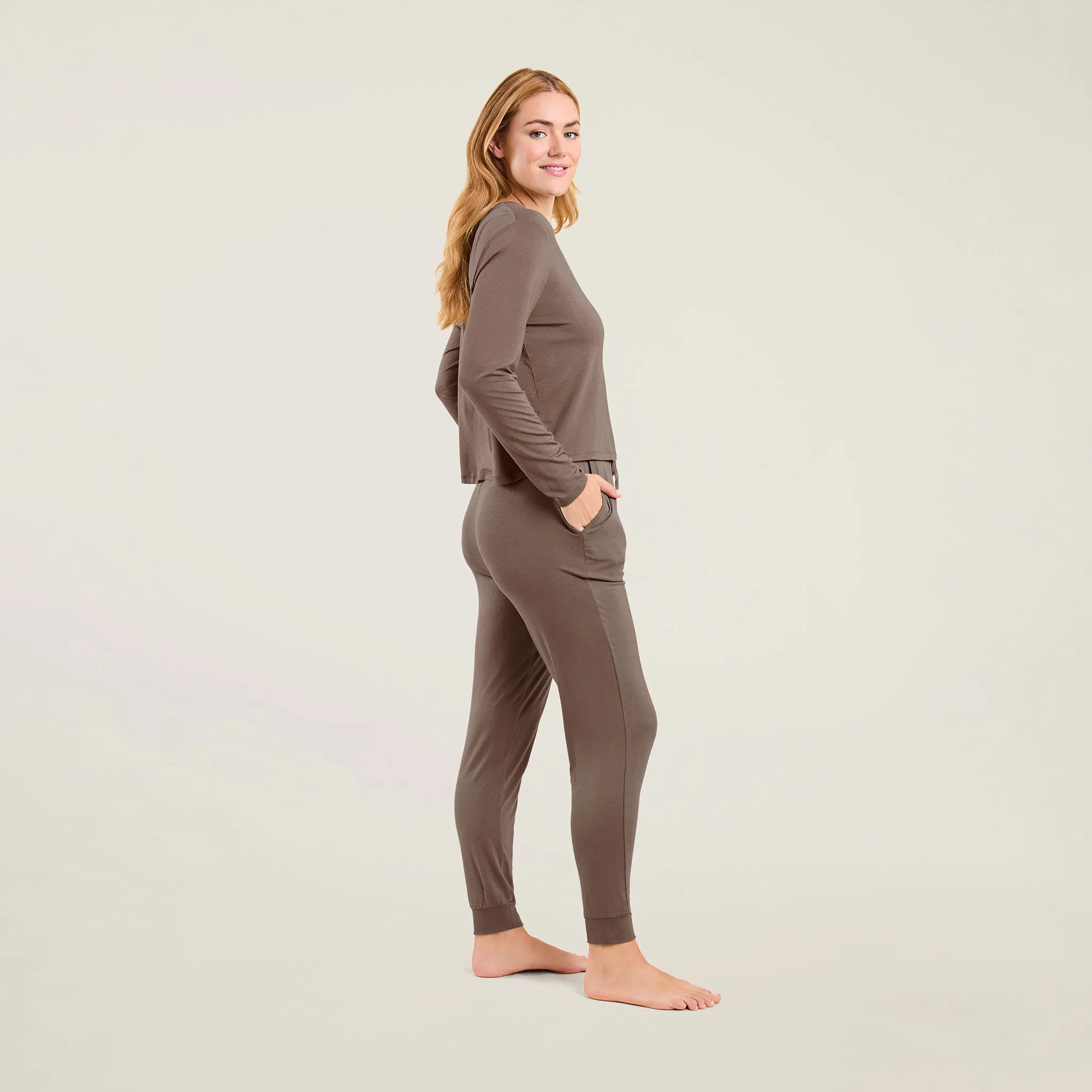 Pajama Jogger Set | Mocha