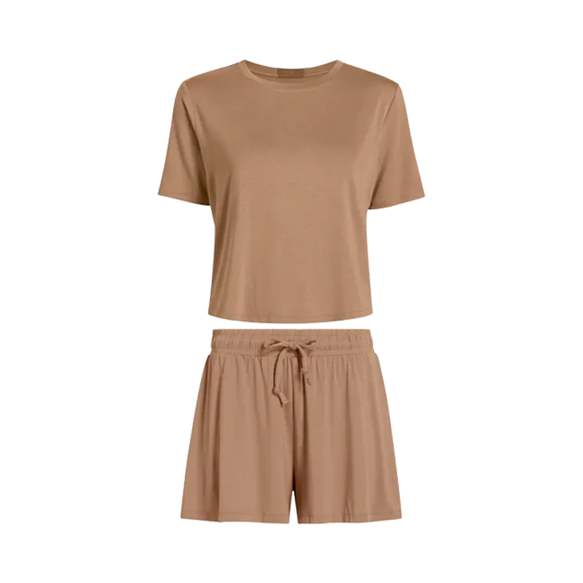 Pajama Shorts Set | Cinnamon