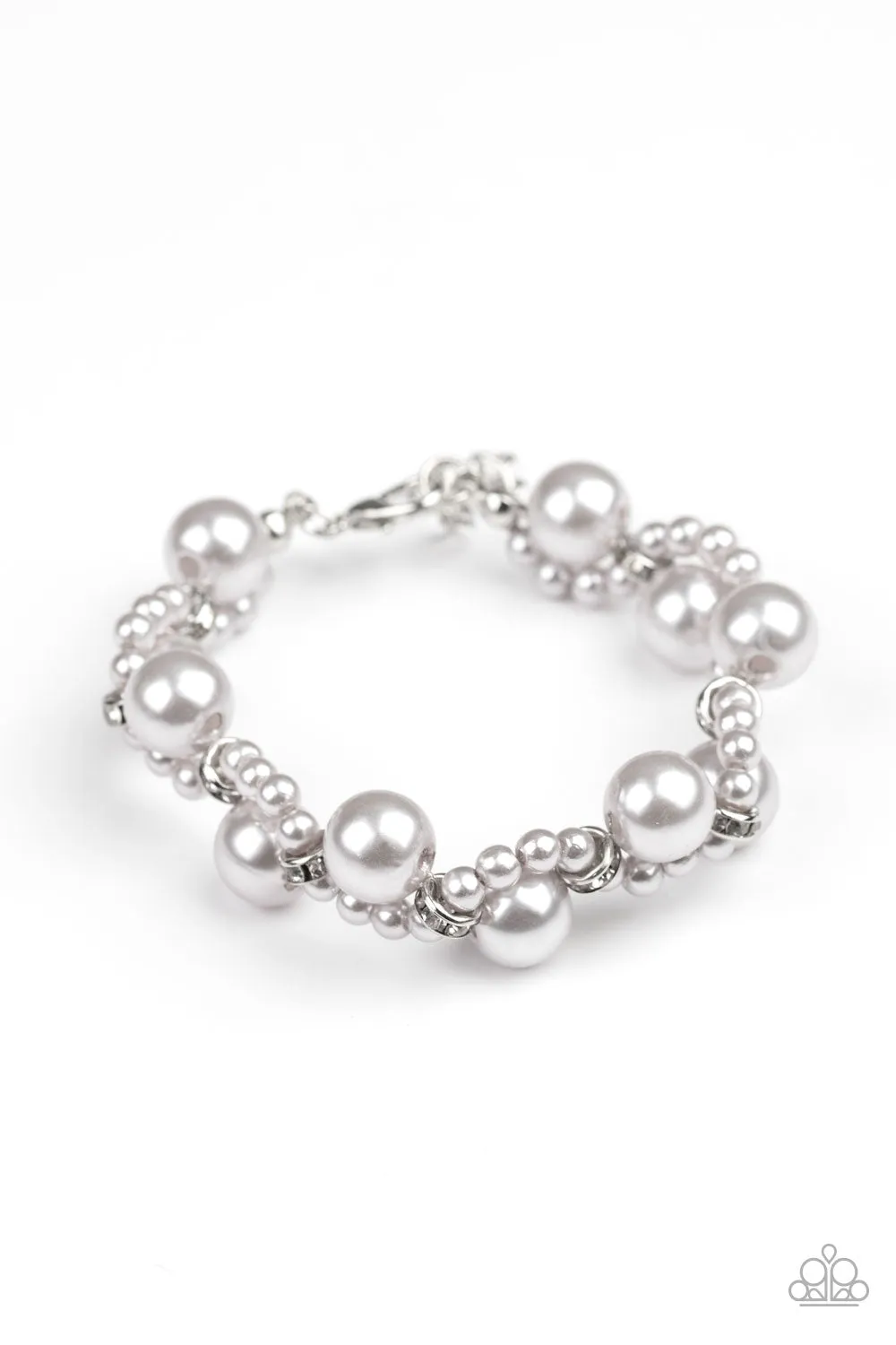 Paparazzi Bracelet ~ Utmost Uptown - Silver