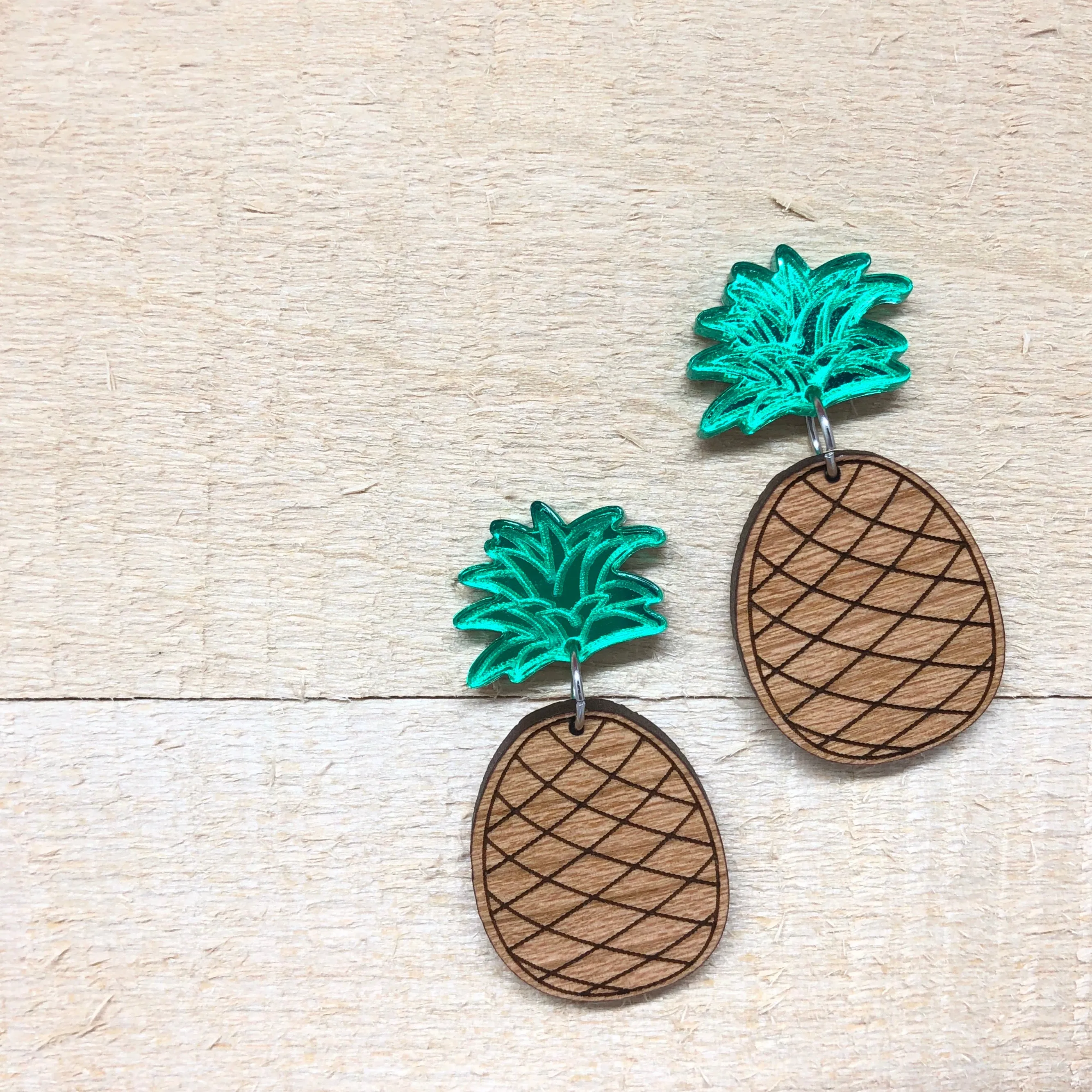 Pineapple Fruit Dangle Earrings