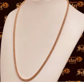 Rose gold Ice chain MC153