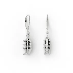 tardigrade earrings | silver