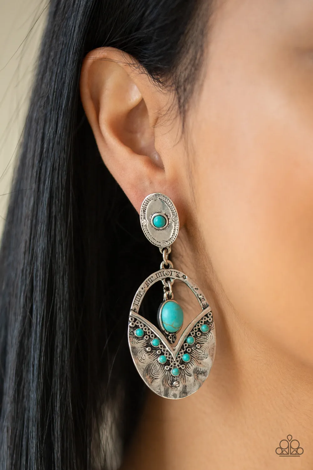 Terra Tribute Blue-Earrings