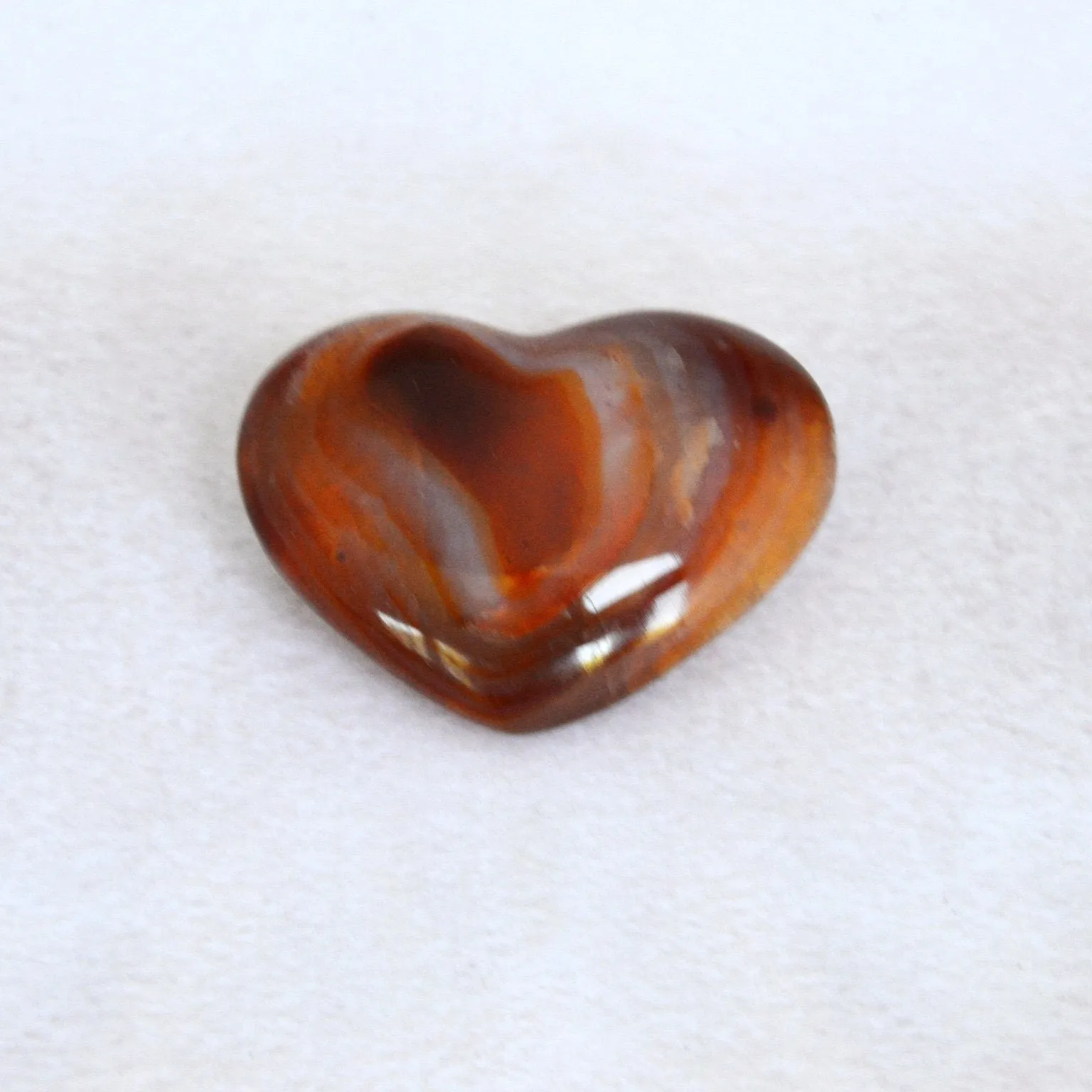 Wisdom of Love Carnelian Heart