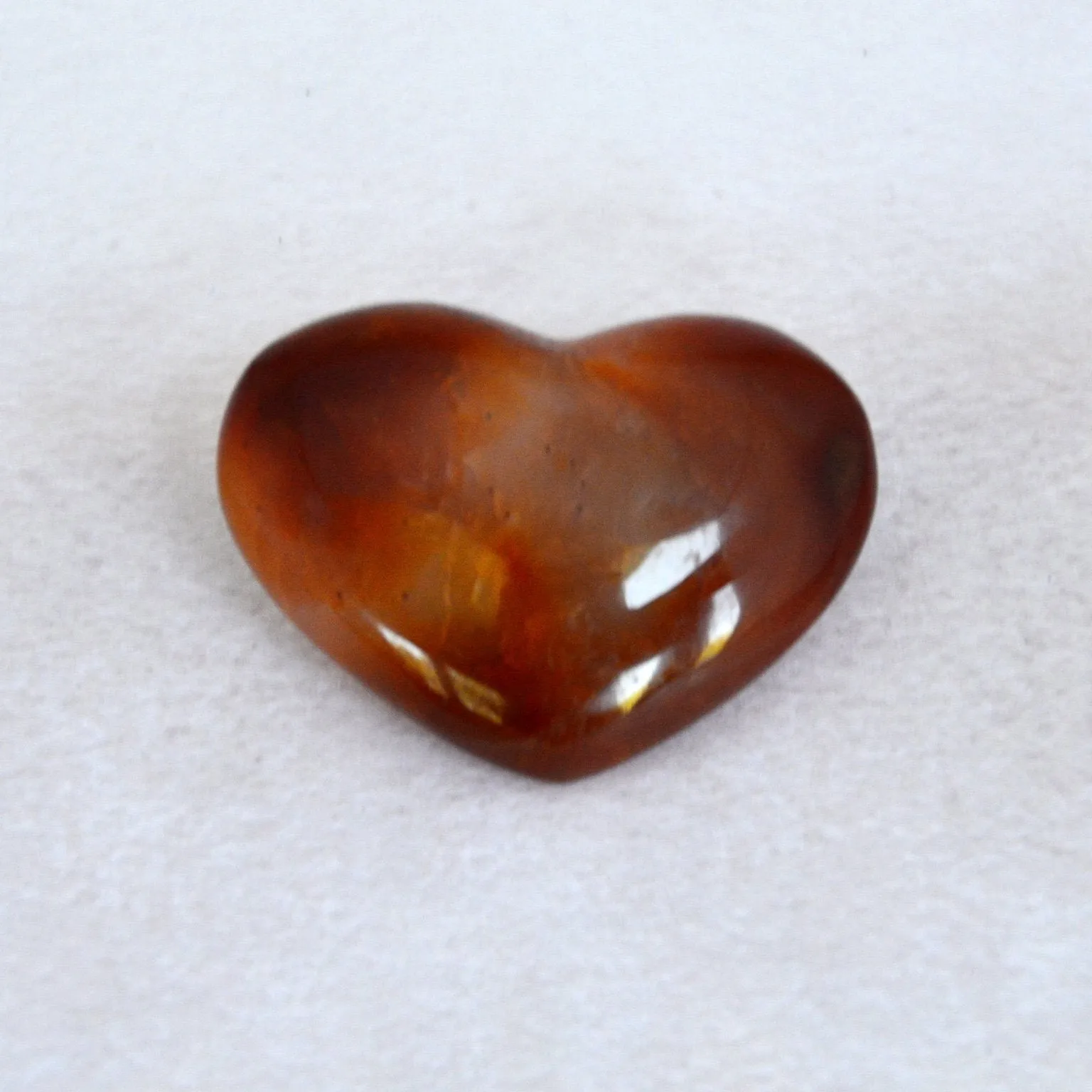 Wisdom of Love Carnelian Heart