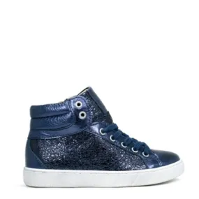 (Y00862) TELYOH - Dark blue high sneakers